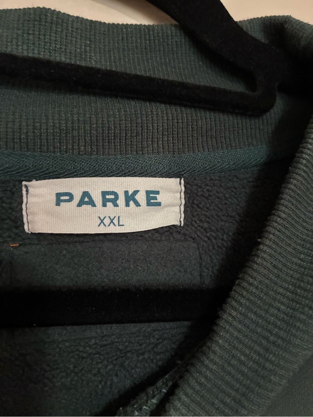 PARKE Women’s Crewneck Sweater in Dark Green - Picture 6 of 6